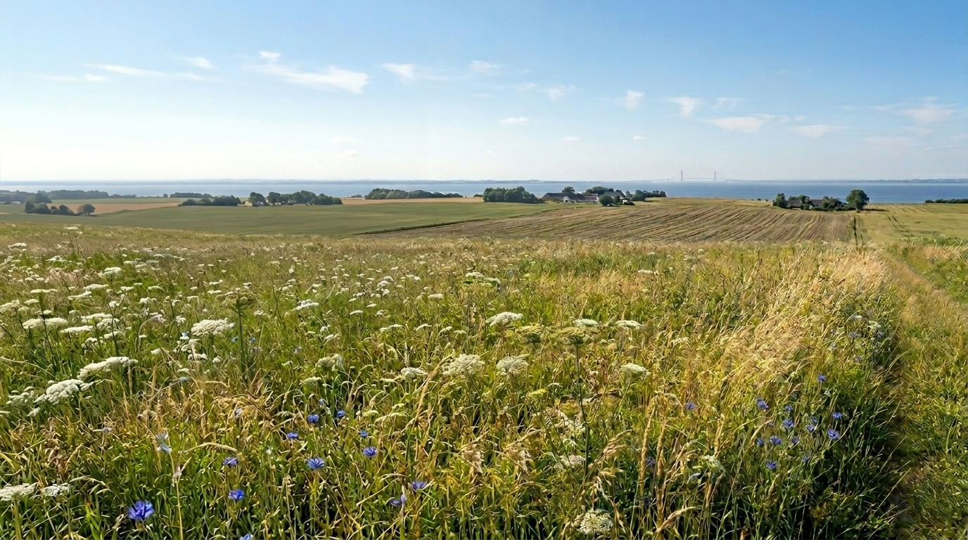 Udsigt over strostrømmen