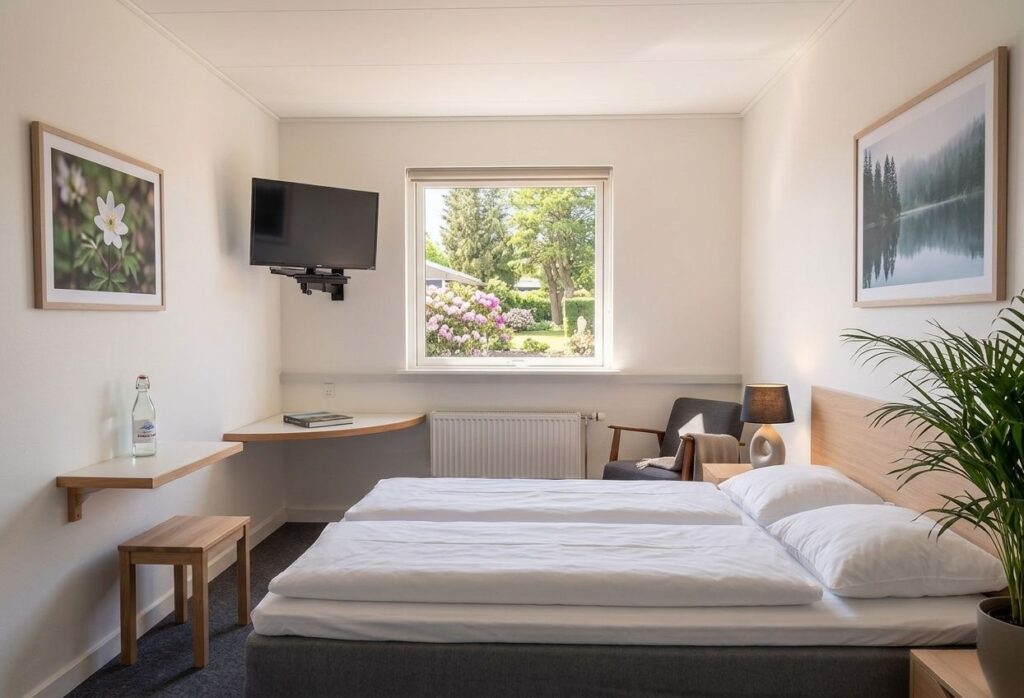 Superior-værelse med dobbeltseng på Motel Storstrøm